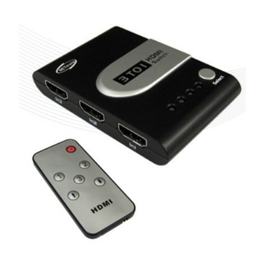 (5226695) HDMI 3:1 수동선택기(리모콘포함/HRM-310S/NETmate)