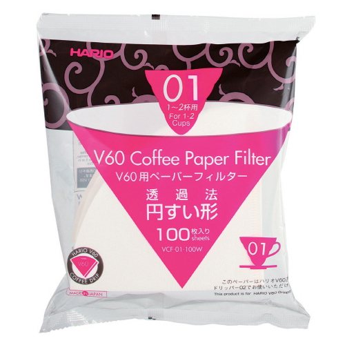 (8003220) 커피필터 1~2인용(VCF-01-100W 100매/하리오)