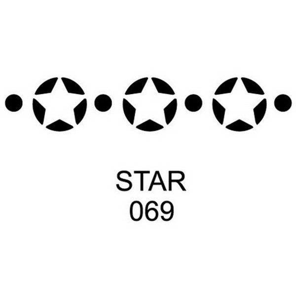 [112290]ReZo모양펀치/RB-45/테두리/069/STAR