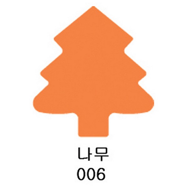 [112466]ReZo모양펀치/R-50/5cm/006/나무