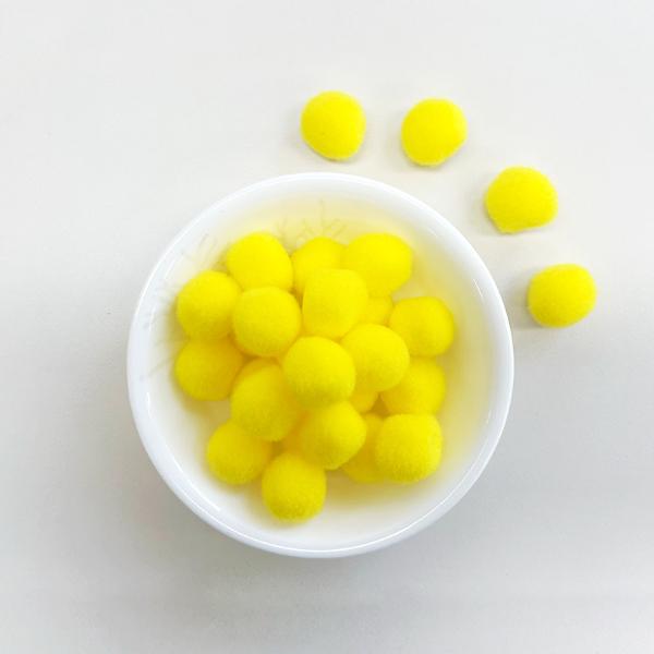 [118688]칼라솜/2.5cm/약100개/노랑/뉴