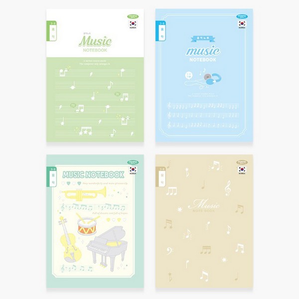 [142048]초등노트/음악/3~6학년/오선/10권
