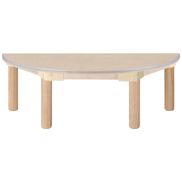 [800025]자작합판책상/안전몰딩/H28cm/반원/1쪽