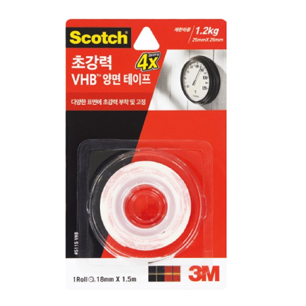 [154731]스카치VHB양면테이프/5115/18mm*1.5m
