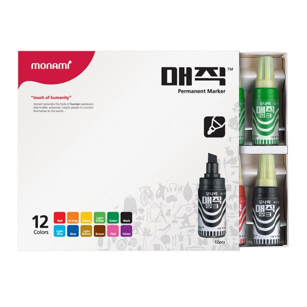 [157122]병매직12색세트/모나미