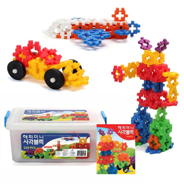 [240150]해피미니사각블럭/220pcs