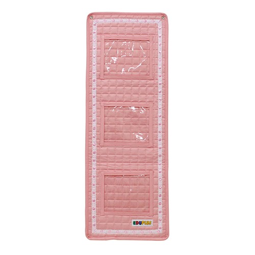 한정수량/이꿈주머니장/비닐/세로3칸/분홍