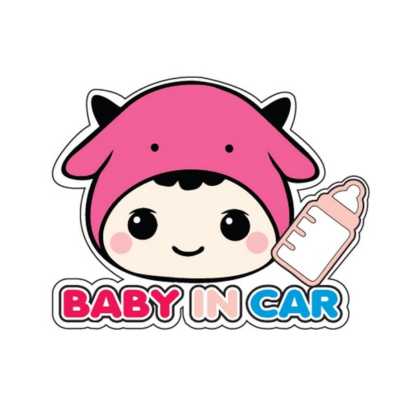 [343192]차량스티커/BABY IN CAR/여/칼라/0014