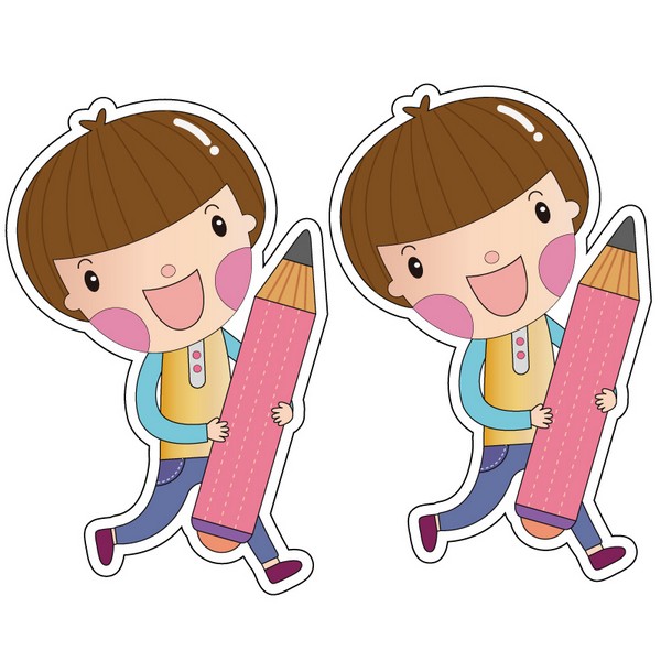 [810355]캐릭터우드/연필든남아/2개