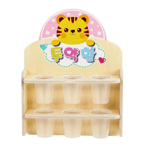 [810391]자작합판동물투약함/6인용/고양이