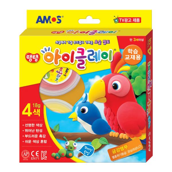 [117061]아이클레이/18g/4색