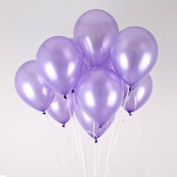 [125226]펄풍선/12인치/라이트라벤더/약100개입