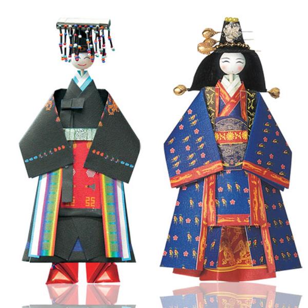 궁중의상종이접기1/구장복/적의