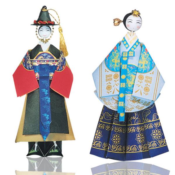 궁중의상종이접기3/군복/당의