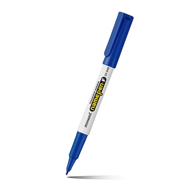 [157195]네임펜/F/청/0.6mm/모나미/12자루