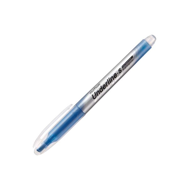문화 언더라인 에스형광펜 (청색/4.0mm)
