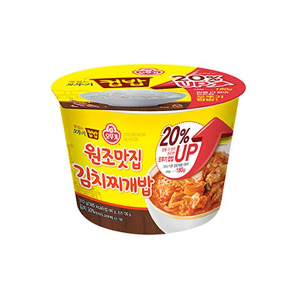 오뚜기 컵밥 원조맛집 김치찌개밥(310g/12EA)