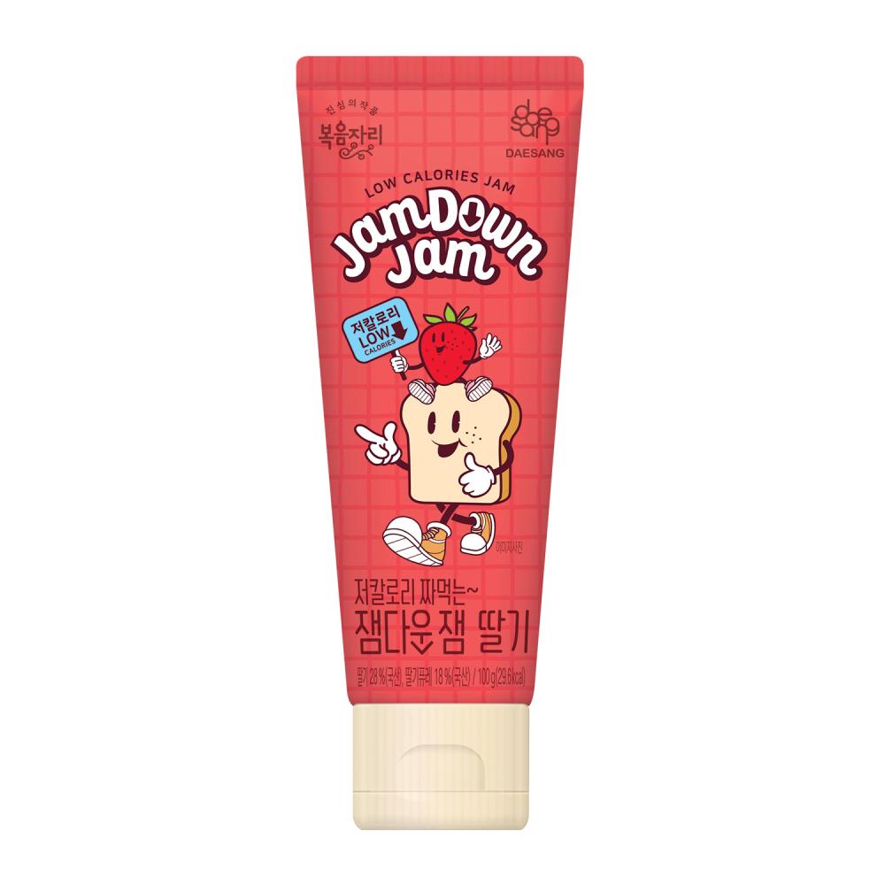 복음자리 저칼로리 짜먹는 잼다운잼 딸기 100g
