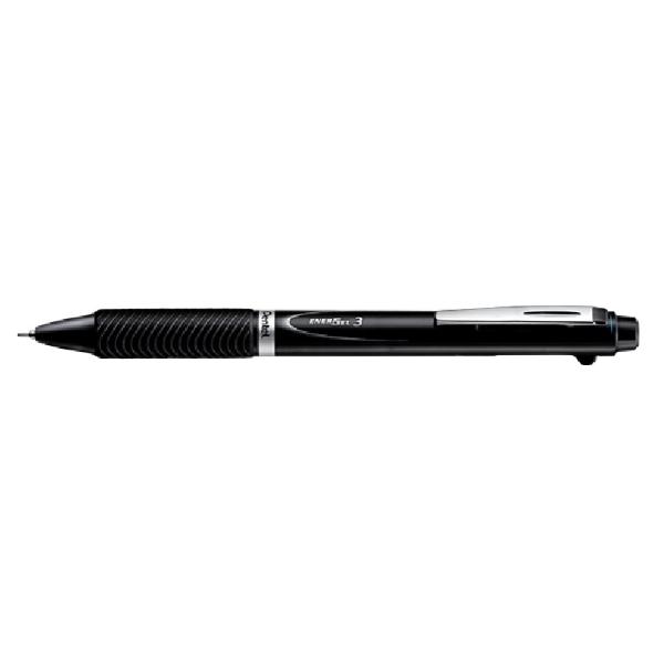 에너겔 3색(흑,청,적) 볼펜 0.5 블랙 XBLC35A(3색(흑색, 청색, 적색) / 0.5mm)