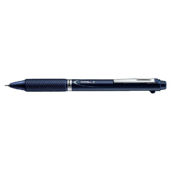 에너겔 3색(흑,청,적) 볼펜 0.5 다크블루 XBLC35C(3색(흑색, 청색, 적색) / 0.5mm)