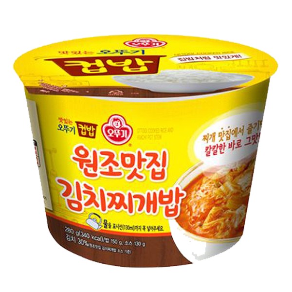 ※오뚜기 컵밥 원조맛집 김치찌개밥(310g/12EA)