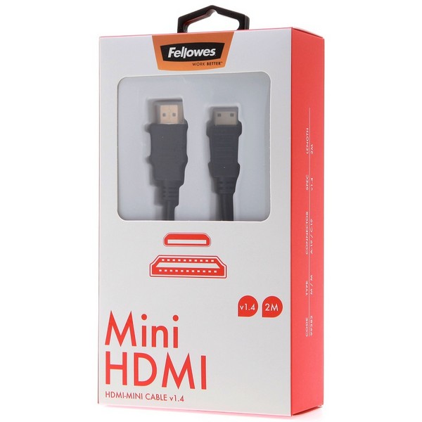 Mini-HDMI  케이블 v1.4(2M/펠로우즈)