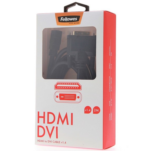 HDMI-DVI 케이블 v1.4(2M/펠로우즈)