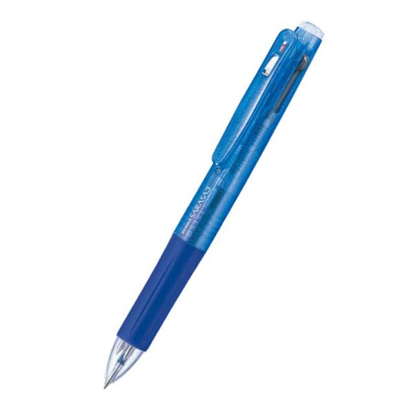 제브라 사라사3(흑,청,적) 중성펜 0.5 청색 J3J2-BL(0.5mm 3색(흑,청,적) / 청색)