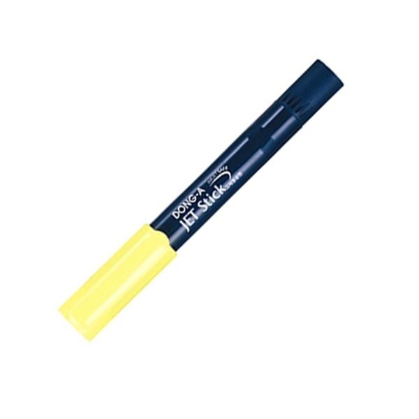 동아 제트스틱2타원제트형광펜 (노랑/4.0mm)