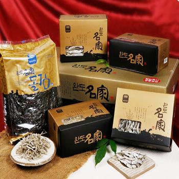 완도명가 웰빙세트3호(돌김/자멸치/소멸치/중멸치/대멸치)