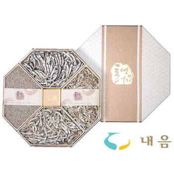 내음 팔각한지함 멸치선물세트 3호