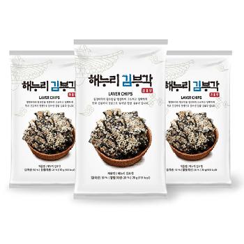 해누리 전통맛 찹쌀 김부각(70gx3봉)