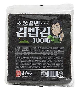 완도 금복식품 김밥김100매
