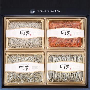 통영참멸치 프리미엄 선물세트3호(세/소/중멸치/홍새우)