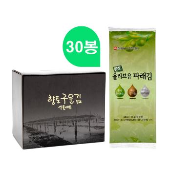 해인 지주식 올리브유 파래김 반장김10g(5매)x30봉