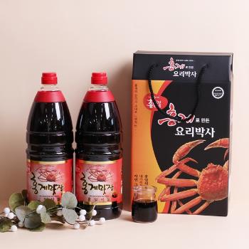 지삼 홍게간장 레드 맛장소스 선물세트6호(1.8Lx2)