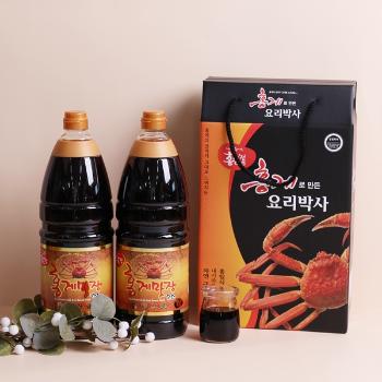 지삼 홍게간장 골드 맛장소스 선물세트6호(1.8Lx2)