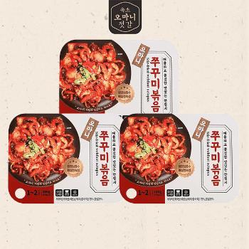 속초오마니 주꾸미(쭈꾸미)볶음(300gx3팩)