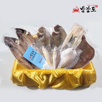 밥강도 수산물 선물세트8호(바다장어/홍어/가자미/병어/참조기/고등어)부직포포장