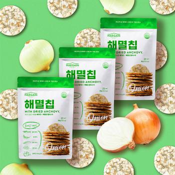 해가인 멸칩 양파맛세트(50gx3봉)
