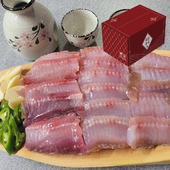 자연담음 국내산 목포 홍어500g(약한숙성)선물세트