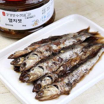 강경장수젓갈 멸치젓1kg 