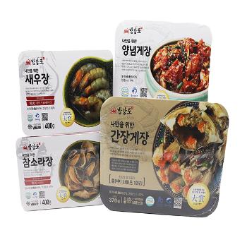 밥강도 절임식품 선물세트6호(양념게장/새우장/참소라장)