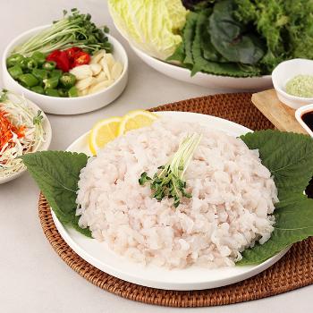 숨비 통영 칠암식 자연산 세꼬시 아나고회(바다장어회)400g