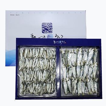 통영애찬 프리미엄 은빛멸치 선물세트2호(중멸치/디포리)