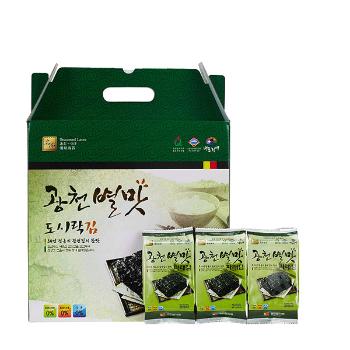 광천별맛김 파래도시락 조미김4gx32봉