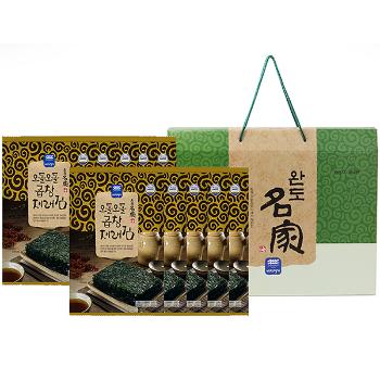완도명가 오돌오돌 곱창재래김(조미)선물세트1호(5매x10봉)