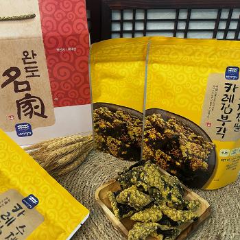 완도명가 수제 찹쌀카레김부각 선물세트5봉(35gx5봉)