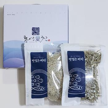 통영멸치 2종선물세트7호(소멸치150g/세멸치150g)