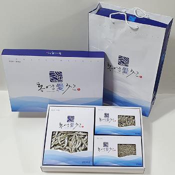 통영참멸치 3종 선물세트2호(중멸치600g/소멸치300g/세멸치350g)